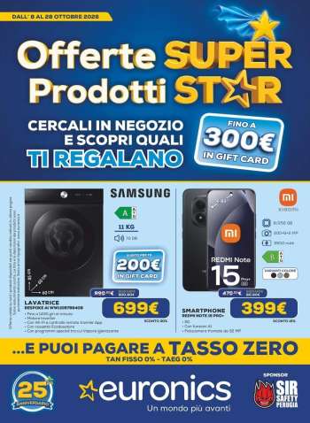 Volantino Euronics - 8/10/2026 - 28/10/2026.