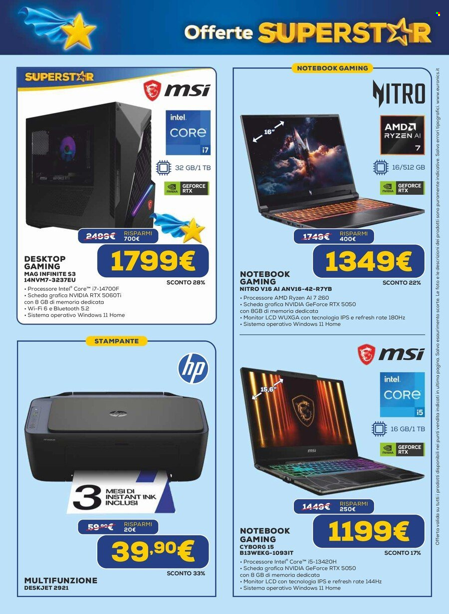 Volantino Euronics - 8/10/2026 - 28/10/2026. Pagina 27