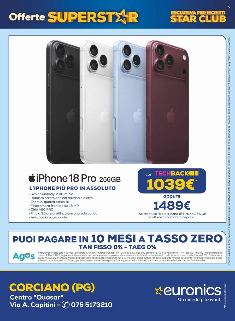 Volantino Euronics - 8/10/2026 - 28/10/2026. Pagina 30