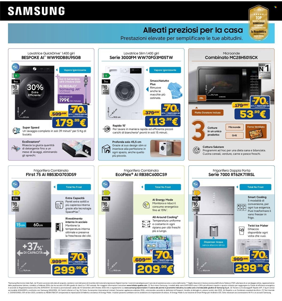Volantino Euronics - 8/10/2026 - 28/10/2026. Pagina 30