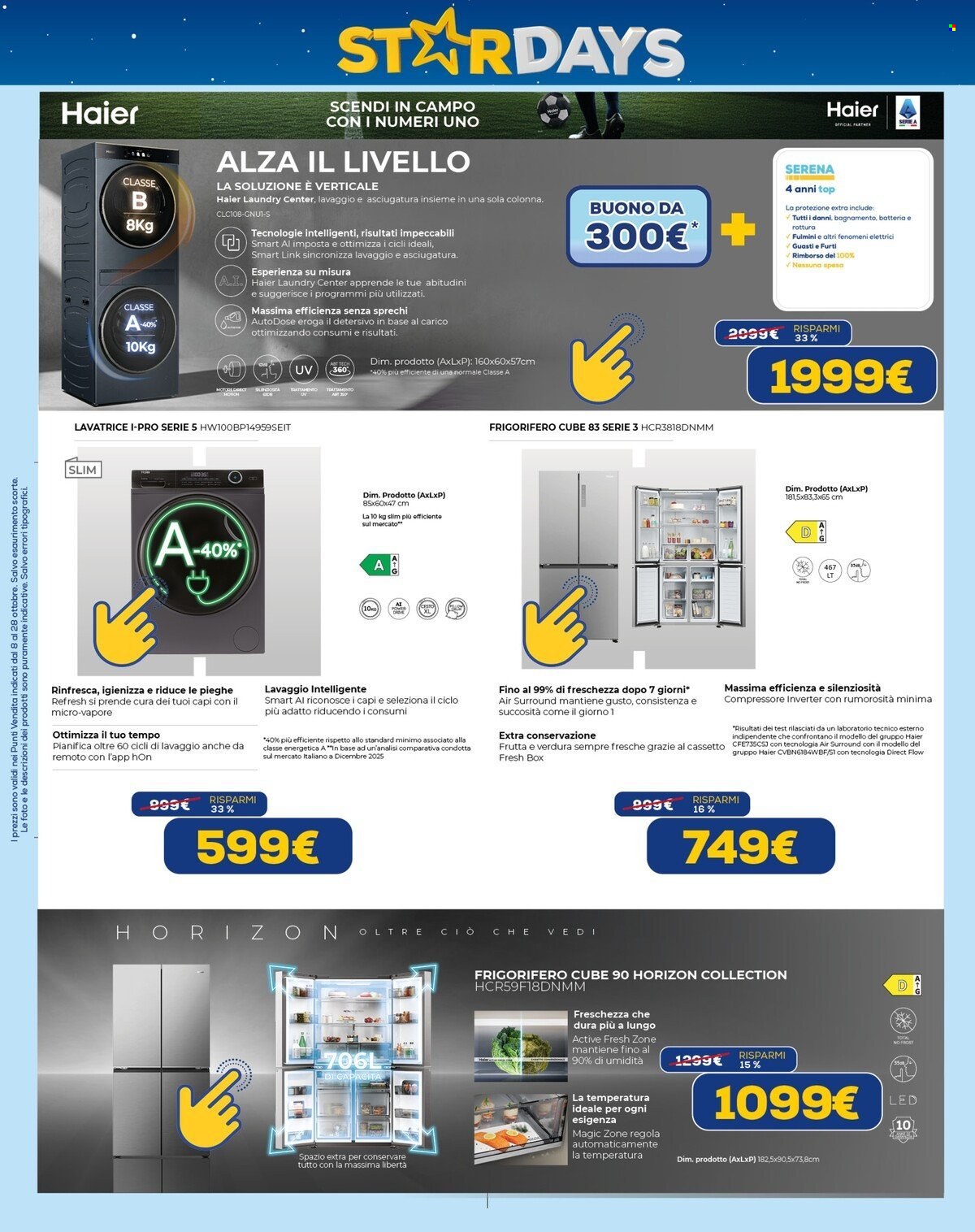 Volantino Euronics - 8/10/2026 - 29/10/2026. Pagina 20
