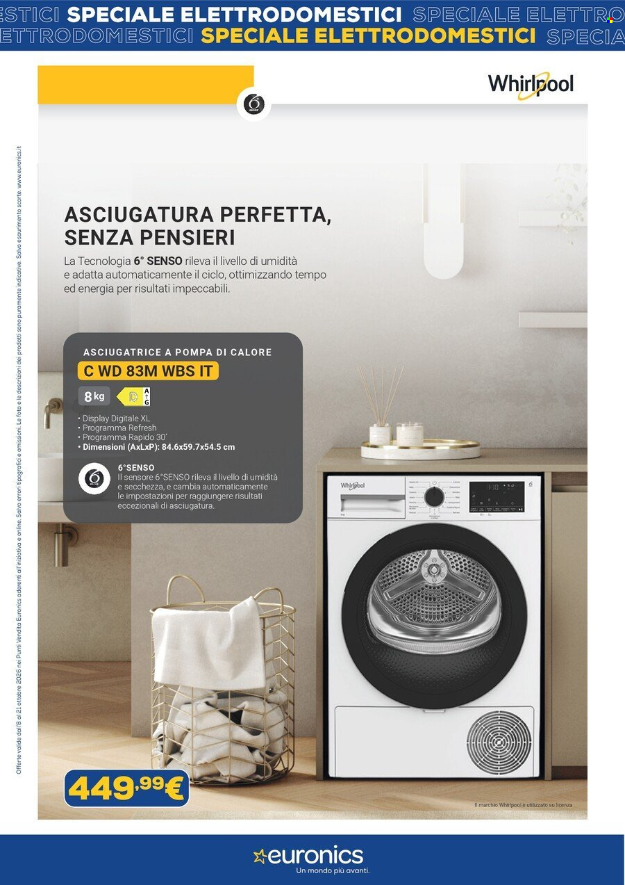 Volantino Euronics - 8/10/2026 - 22/10/2026. Pagina 3