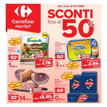 Volantino Carrefour - 13/10/2026 - 22/10/2026.