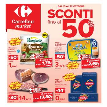 Volantino Carrefour - 13/10/2026 - 22/10/2026.
