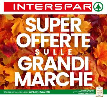 Volantino Interspar - 8/10/2026 - 21/10/2026.