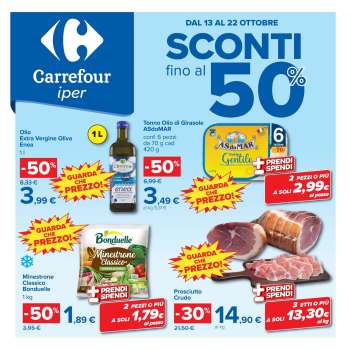 Volantino Carrefour - 13/10/2026 - 22/10/2026.