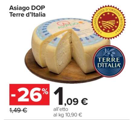 Asiago DOP Terre d’Italia