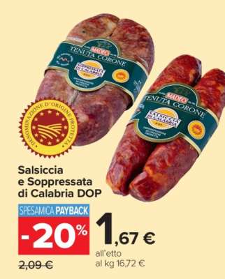 Salsiccia e Soppressata di Calabria DOP