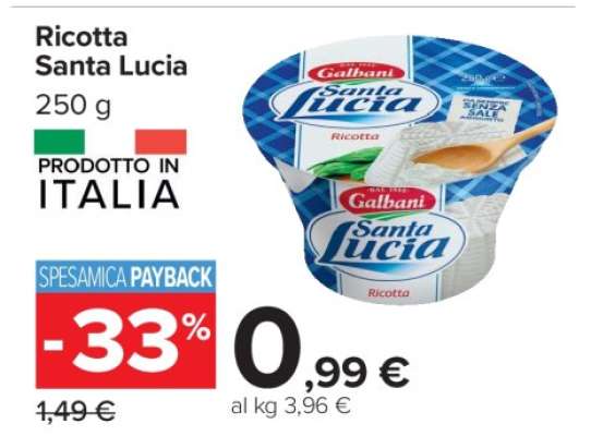 Ricotta Santa Lucia