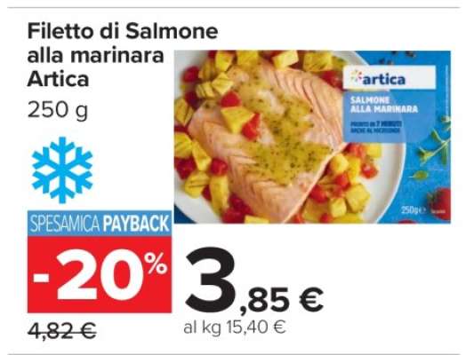 Filetto di Salmone alla marinara Artica