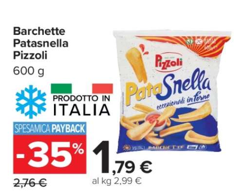 Barchette Patasnella Pizzoli