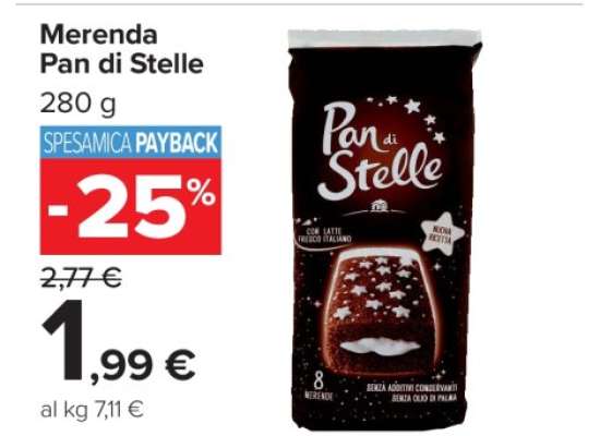 Merenda Pan di Stelle