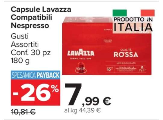 Capsule Lavazza Compatibili Nespresso