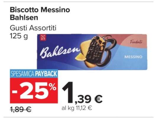 Biscotto Messino Bahlsen