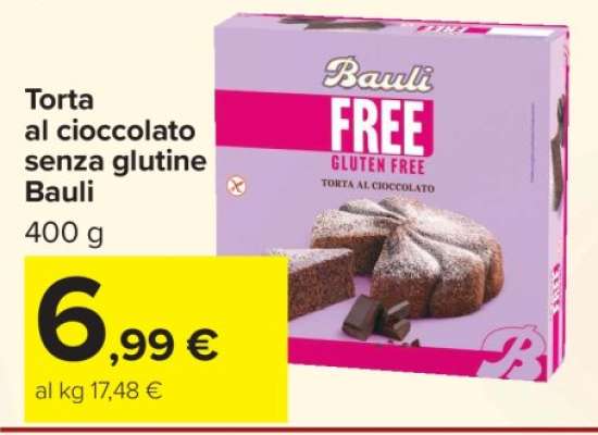 Torta al cioccolato senza glutine Bauli