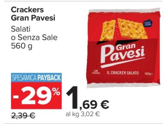 CRACKERS GRAN PAVESI