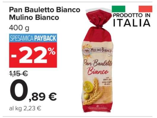Pan Bauletto Bianco Mulino Bianco