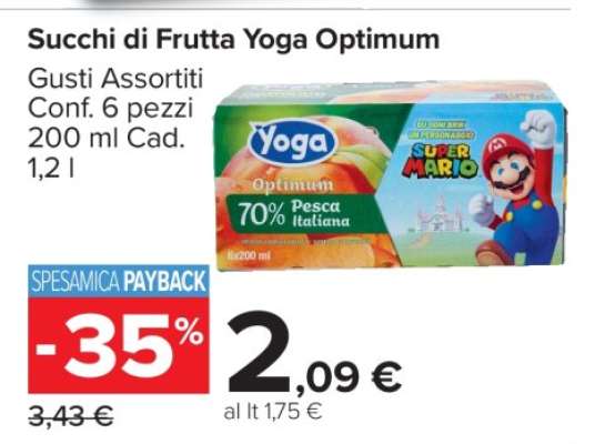 Succhi di Frutta Yoga Optimum