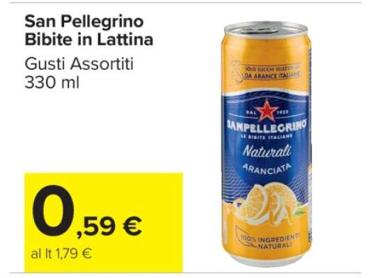San Pellegrino Bibite in Lattina