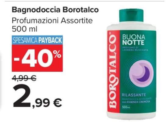 Bagnodoccia Borotalco