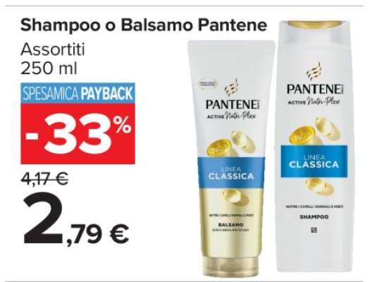 Shampoo o Balsamo Pantene