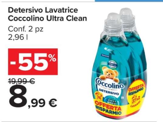 Detersivo Lavatrice Coccolino Ultra Clean