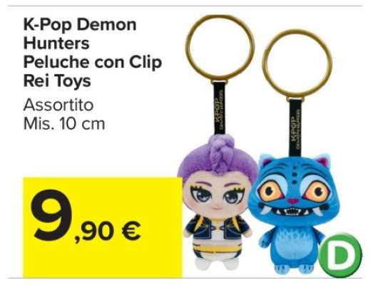 K-Pop Demon Hunters Peluche con Clip Rei Toys