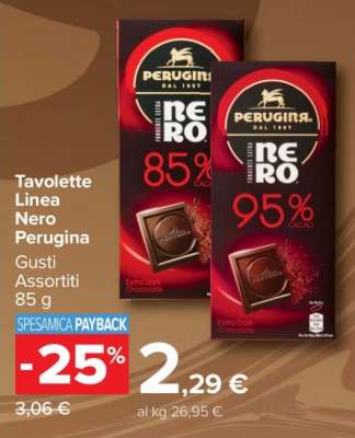 Tavolette Linea Nero Perugina