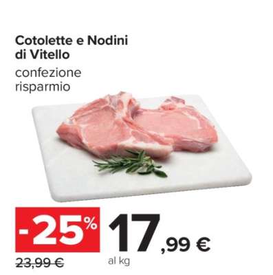 Cotolette e Nodini di Vitello