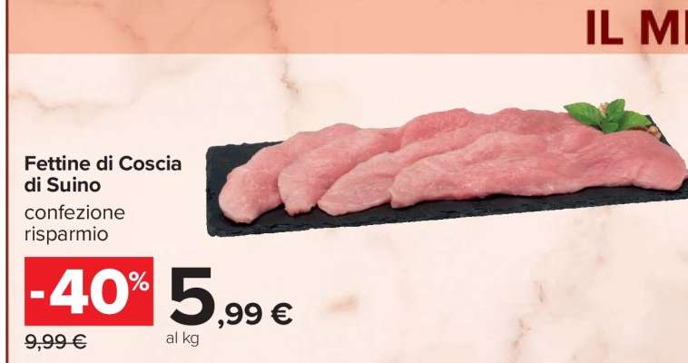 Fettine Di Coscia Di Suino