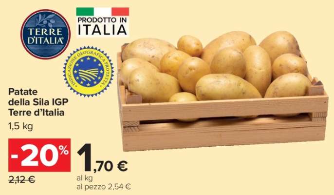 Patate della Sila IGP Terre d’Italia