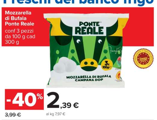 Mozzarella di Bufala Ponte Reale