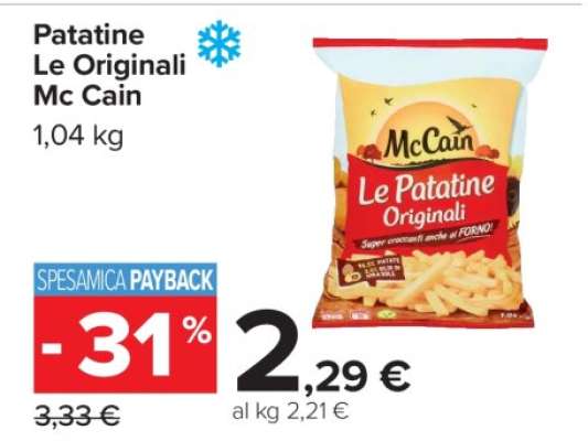Patatine Le Originali Mc Cain