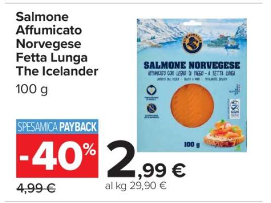 Salmone Affumicato Norvegese Fetta Lunga The Icelander