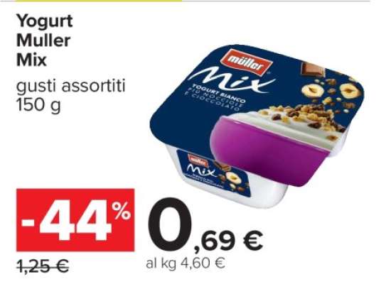 Yogurt Muller Mix
