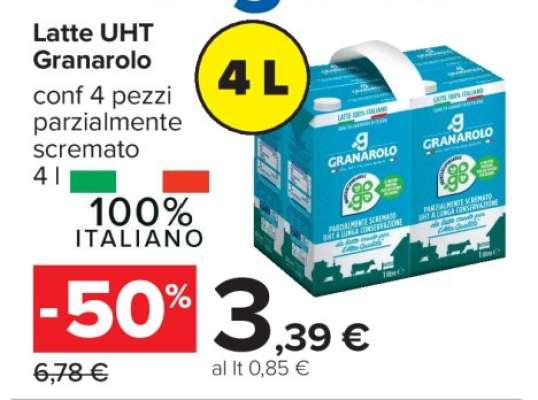 Latte UHT Granarolo