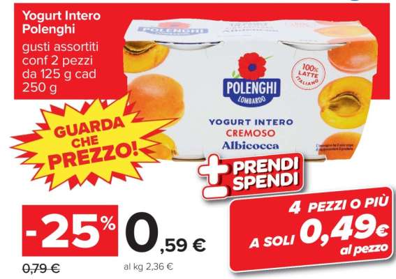 Yogurt intero Polenghi