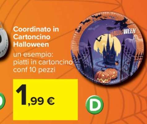 Coordinato in cartoncino Halloween