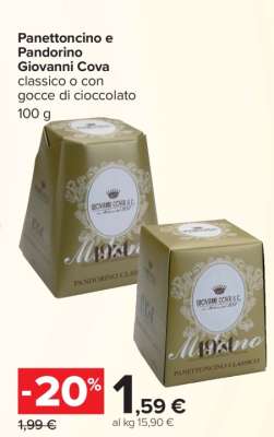 Panettoncino e Pandorino Giovanni Cova