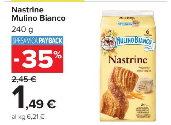 Nastrine Mulino Bianco