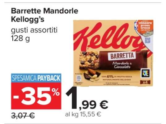 Barrette Mandorle Kellogg’s