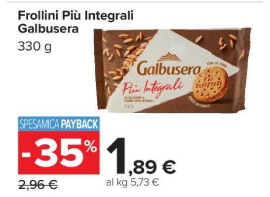 Frollini Più Integrali Galbusera