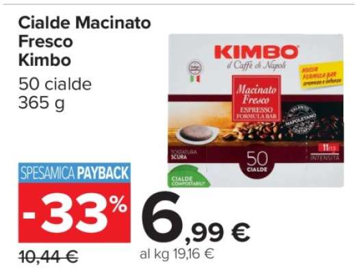Cialde Macinato Fresco Kimbo