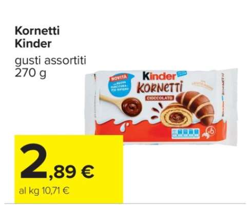 Kornetti Kinder
