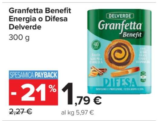 Granfetta Benefit Energia o Difesa Delverde