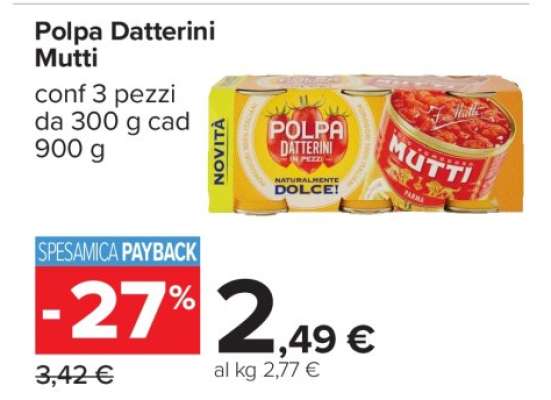 Polpa Datterini Mutti