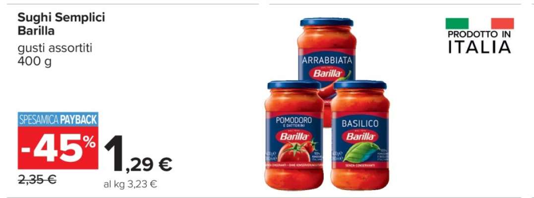 Sughi Semplici Barilla