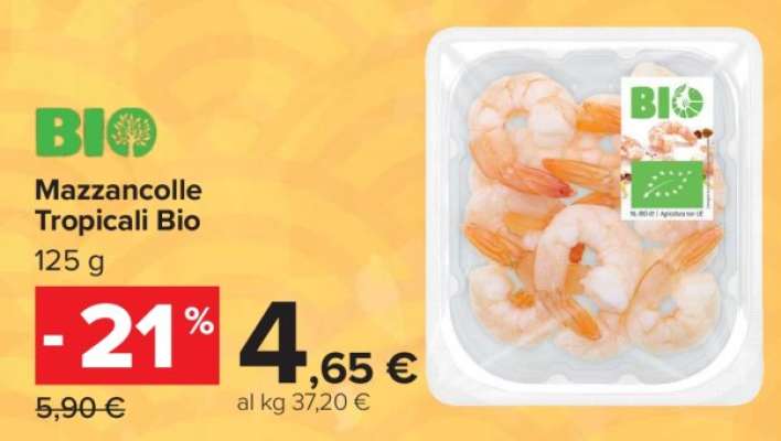 Mazzancolle Tropicali Bio