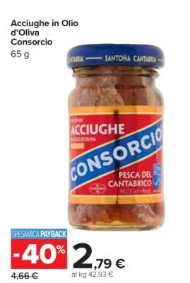 Acciughe in Olio d’Oliva Consorcio