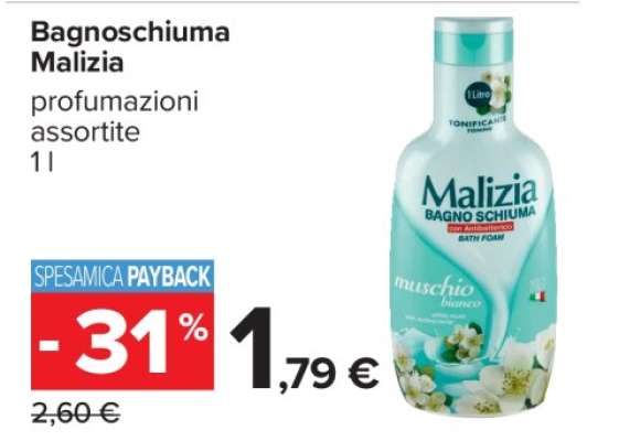 Bagnoschiuma Malizia